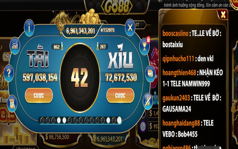 Đôi nét về tựa game tài xỉu Go88 cho bet thủ tham khảo