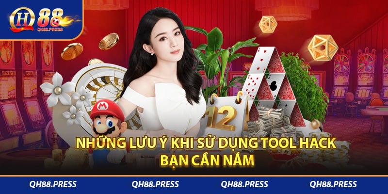 Lưu ý trong lúc sử dụng tool hack tài xỉu